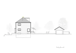 Elévation façade ouest