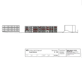 Ansicht Nordwest Fassade