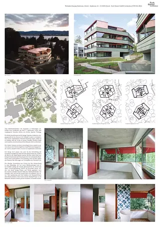 A0 Layout Wohnüberbauung Südstrasse, Zürich