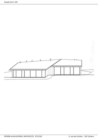 Façade sud