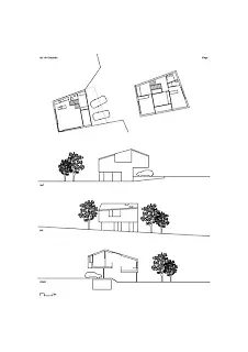 Grundriss, Schnitt, Fassade