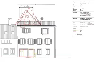 Ansicht Gartenfassade