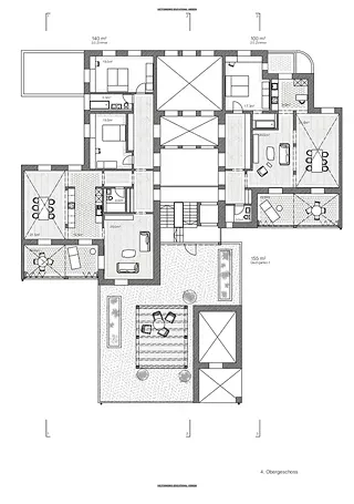 Grundriss 4. Obergeschoss