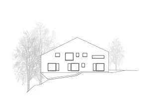 Silver house Ansicht Nordwest