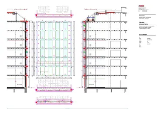 plan, coupe, élévation module préfabriqué en béton