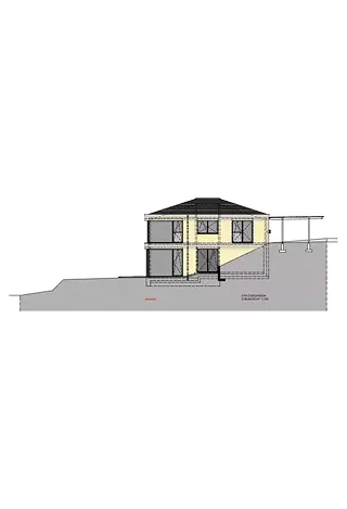 EFH Südfassade 1:100