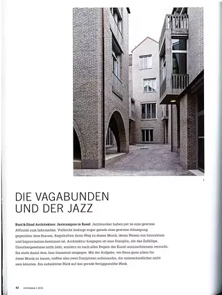 archithese-Die Vagabunden und der Jazz