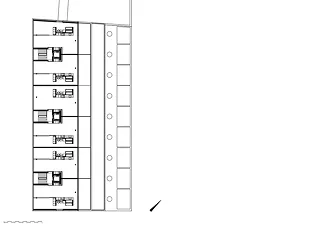 7e étage d'habitation, 1:200