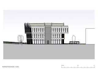 Façade nord 1:200