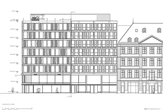 Fassadenansicht Place de la Fusterie