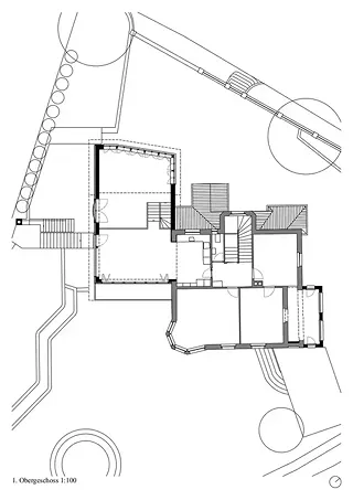 1. Obergeschoss 1:100