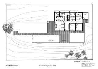 Grundriss Untergeschoss 1:200