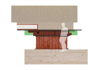 Materialisierung grosses Rustico