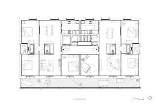 1er et 3e étage maison verte