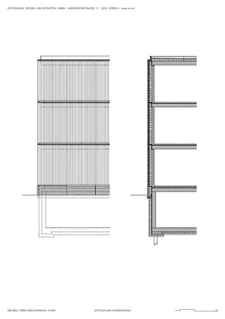Détail de mur extérieur
