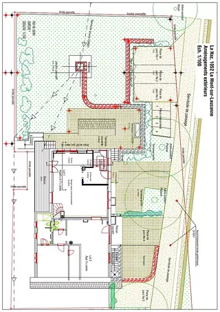 Plan des aménagements extérieurs