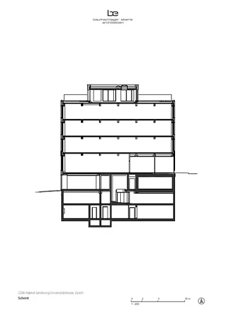 Schnitt mit Hangsituation
