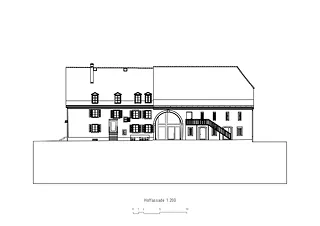 Façade de la place