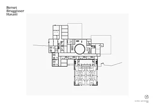 Rez-de-chaussée inférieur projeté