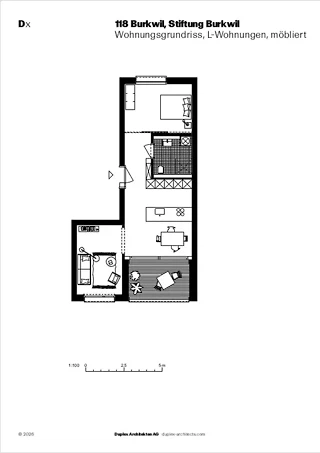 Wohnungsgrundriss L-Wohnungen