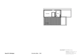 Grundriss Obergeschoss 1:200