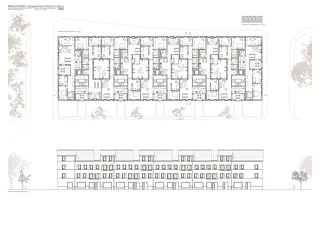 Grundriss 2. Obergeschoss, Ansicht Nord