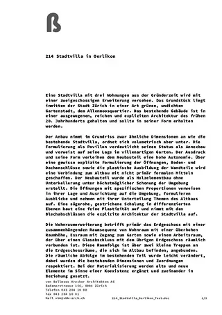 Projektbeschrieb