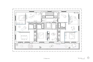 2e étage maison bleue