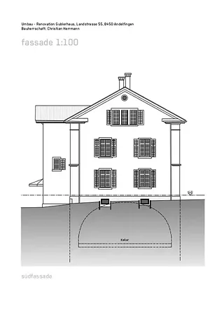 Façade sud