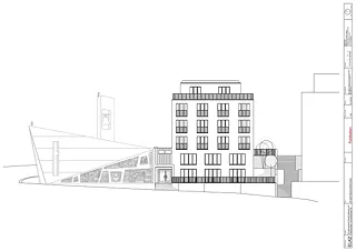 Façade sud-ouest Beckenhofstrasse