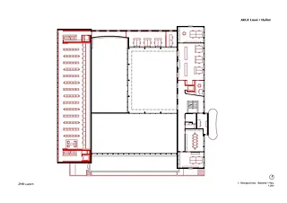1. Obergeschoss - Bestand + Neu