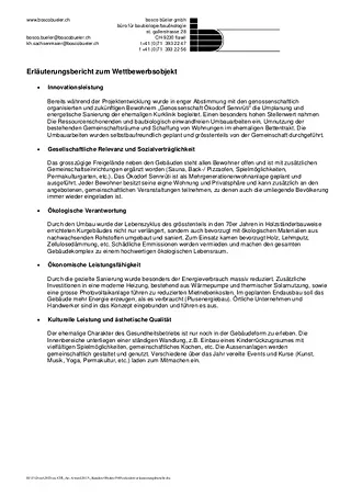Ökodorf erleuterungsbericht