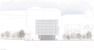 Elévation nord 1:200