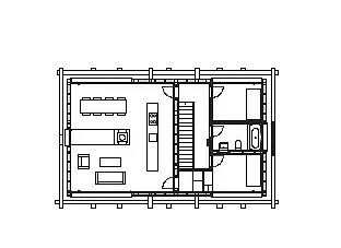 Grundriss Obergeschoss 1:200