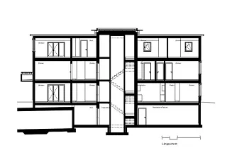 Längsschnitt Haus K