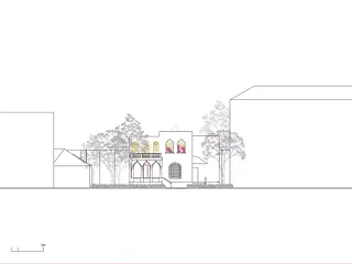 Anbsicht Hauptfassade