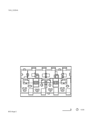 Plan des combles Bâtiment 2