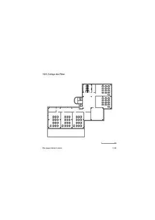 Plan étage bâtiment central