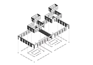 Axonométrie structure