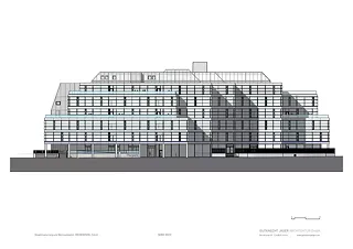 Medienpark nord-ouest façade