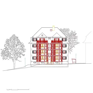 Façade nord