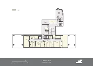 Grundriss 2. Untergeschoss