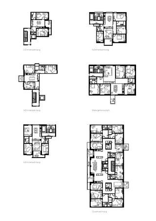 Types d'appartements
