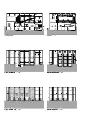 Coupes et façades