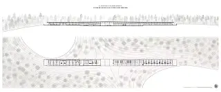 Plan et coupe longitudinale