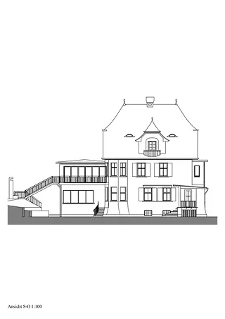 Ansicht Süd-Ost 1:100