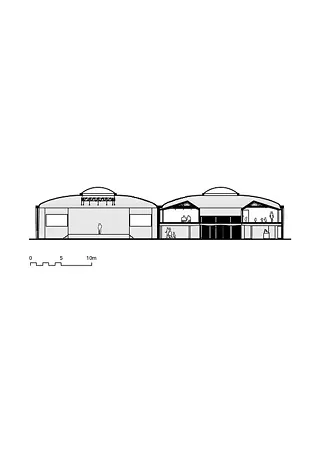 Coupe salle-foyer