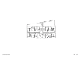 Étage standard bâti existant 1:200