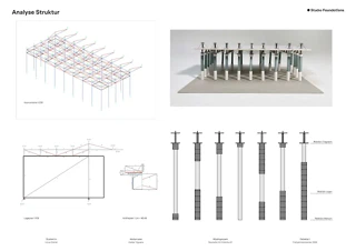 Konzept Tragwerksentwurf, Frühlingssemester, Atelier Würth / Viguera, Linus Greter