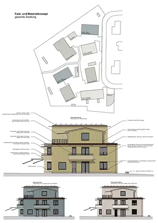 Concept de couleurs/matériaux